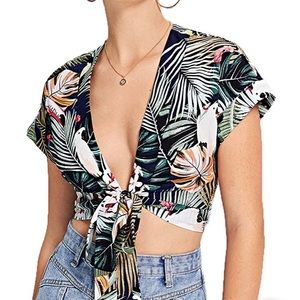 ❗️SOLD❗️Zaful Wrap Top